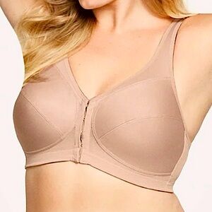 Glamorise 36E Posture Back Support Nude Bra! NEW!